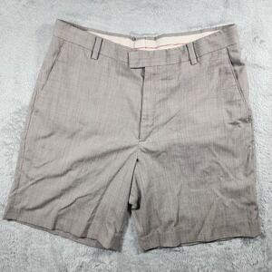 Tiger Woods Collection Shorts Mens 36 Gray Check Chino Golf Nike Plaid Summer